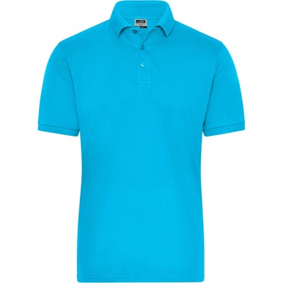James & Nicholson polokošile Solid JN 1806 elastická krátký rukáv pánská Tyrkysová