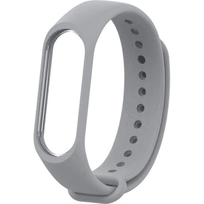 HQWear Каишка съвместима с Xiaomi Mi Band 3/Mi Band 4, сив (8720847540966)
