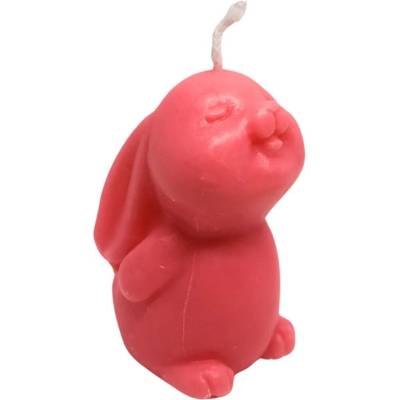 Svíčkománie3D Velikonoční zajíc 50 g Červená