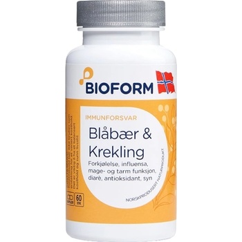 Bioform Blåbær & Krekling Формула за клетъчно здраве, 60 капсули, Bioform (2334 BFM)