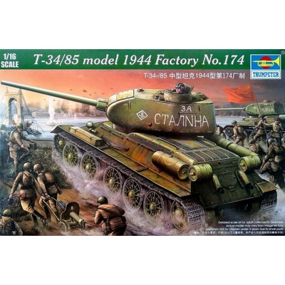 Trumpeter T-34/85 Model 1944 Factory No.174 w full interior kit 1:16