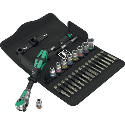 Wera 004019 Račňová sada Zyklop Speed 1/4" typ 8100 SA 9, palcová 28 dielov