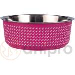 Anipro Alpha Fusion - Метална купа за храна и вода за кучета и котки, розова 12 см, 0.25 л