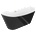 Mexen Montana 170x80 cm black/white/brushed gold (52011708075-55)