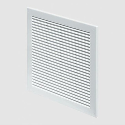 DEN BRAVEN Mřížka větrací se síťovinou 200x200mm bílá