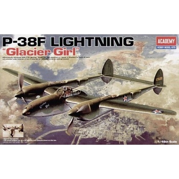 Academy Lockheed P-38F Lightning Glacier Girl 1:48