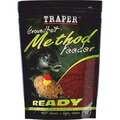 Traper Krmítková zmes Groundbait Method Feeder Ready 750g Vanilka