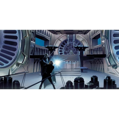 Komar Vliesová fototapeta Star Wars Classic RMQ Duell Throneroom rozměry 500 x 250 cm