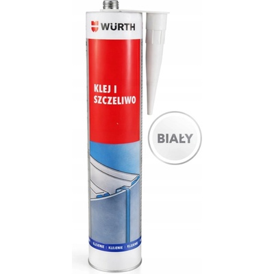 Lepidlo a tmel K+D polyuretanové univerzální bílé Würth 300 ml