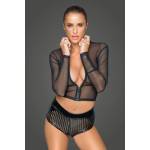 Noir Handmade F220 Zipped Tulle Top L