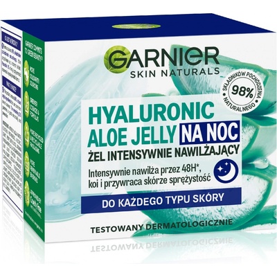 Garnier Skin Hyaluronic gelový krém Aloe Night 50 ml
