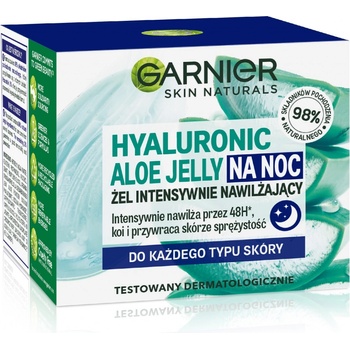 Garnier Skin Hyaluronic gelový krém Aloe Night 50 ml
