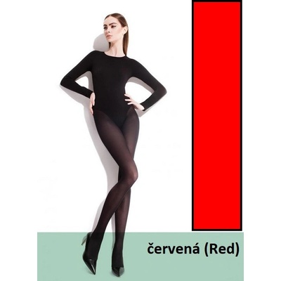 Fiore Paula micro 40 DEN C5009 Bez vzoru Červená