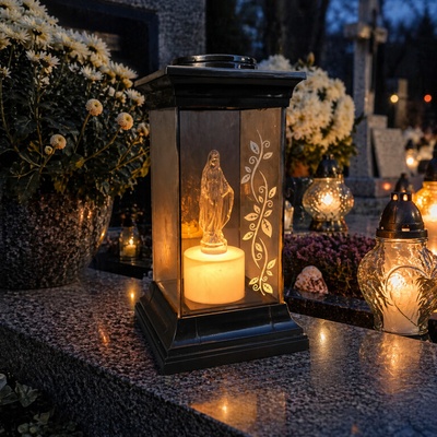 LED LAMPION 14 x 14 x 28 CM S MARII *9299