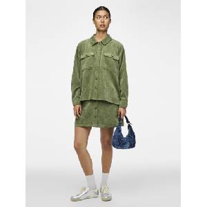 PIECES Дамска вельветена риза CORDUROY маслинена Pieces | Zelen | ЖЕНИ | L