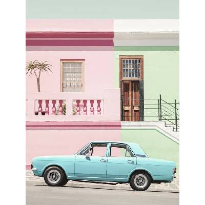 Plagát, Obraz - Pastel Vintage Car, Sisi & Seb, 30 × 40 cm