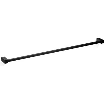 DECOR WALTHER Закачалка на релса за кърпи Corner 80 см черен мат (0560360)