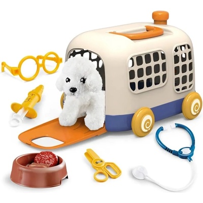 Raya Toys Игрален комплект Raya Toys - Кученце с клетка на колела (501123460)
