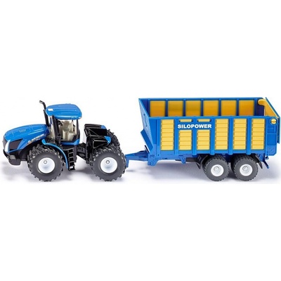 SIKU 1947 Traktor NEW HOLLAND T9.560 s návěsem SILOPOWER 1:50