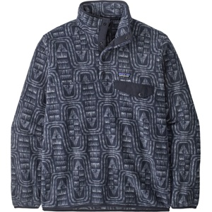 Patagonia Мъжки поларен пуловер Patagonia Lightweight Synch Snap-T P/O Fleece jumper - Flow: Sunken Blue (005-4270-3612)