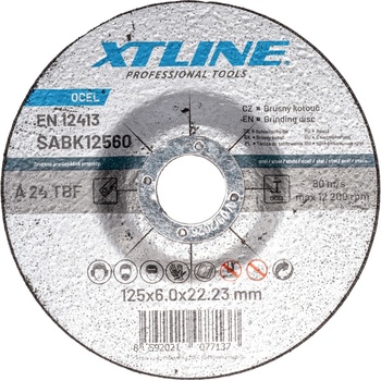 Xtline Kotouč brusný 125 x 6,0 mm SABK12560