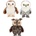 Keel Toys Eкологична плюшена играчка Keel Toys Keeleco - Бухал, 18 cm, асортимент (SE2263)