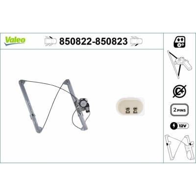 Mechanizmus zdvíhania okna VALEO 850822