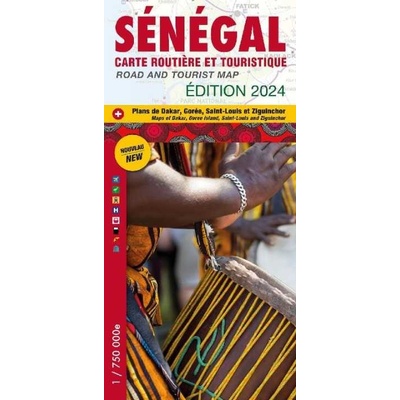 Craenen BBV distribuce mapa Senegal + plan Dakar,Gorée,Saint-Louis,Ziguinchor 1:750 t.