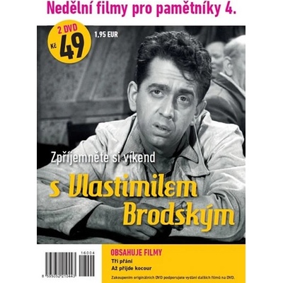Nedělní filmy pro pamětníky 4. - Vlastimil Brodský DVD