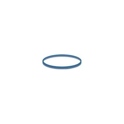 Gumička slabá modrá 1mm priemer 3cm [1 kg]