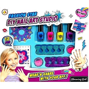 Raya Toys Детски комплект Raya Toys - За маникюр, 12 части