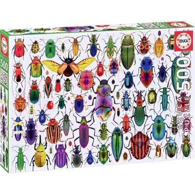 Educa Пъзел Educa от 500 части - Бръмбари (EDU20252)