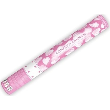 Party dekoration Konfety biele srdcia 40cm