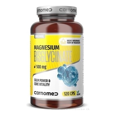 CarnoMed Magnesium Bisglycinate 500 mg kapsle 120 ks