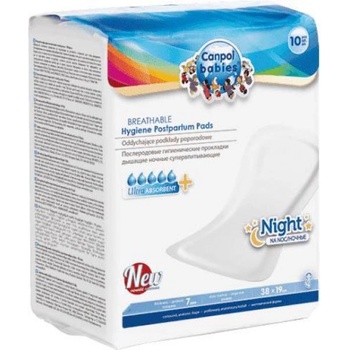 Canpol Дишащи следродилни превръзки за нощ 10бр