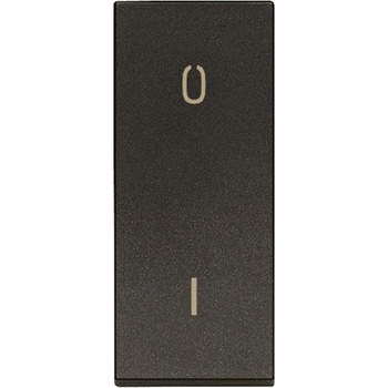 Vimar 30016. G Двуполюсен ключ Linea, 2P 20 AX 250 V~ 1М, опц. подсветка, Black, (VM30016.G)