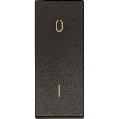 Vimar 30016. G Двуполюсен ключ Linea, 2P 20 AX 250 V~ 1М, опц. подсветка, Black, (VM30016.G)