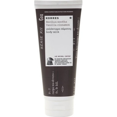 KORRES Хидратиращо мляко за тяло, обогатено с витамини и микроелементи Ванилия и канела , Korres Body Milk Vanilla Cinnamon , 200ml