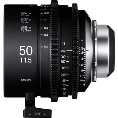 SIGMA CINE 50mm T1.5 FF f/AP2 (METRIC) iTechnology PL-mount