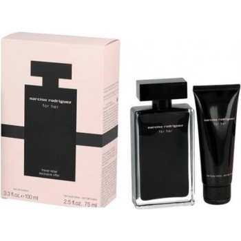 Narciso Rodriguez For Her подаръчен комплект за жени Размер EDT 100 ml + 75 ml лосион за тяло