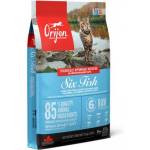 ORIJEN Six Fish биологично съответстваща котешка храна - 5.4кг