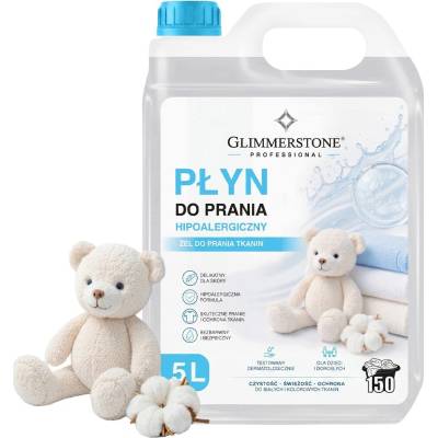 Glimmerstone prací gel hypoalergenní odstraňuje skvrny jemné složení 5 l 150 PD