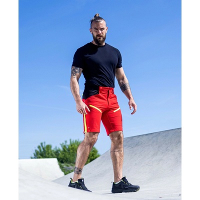 Ardon pánske softshellové šortky CITYCONIC H2365 červená
