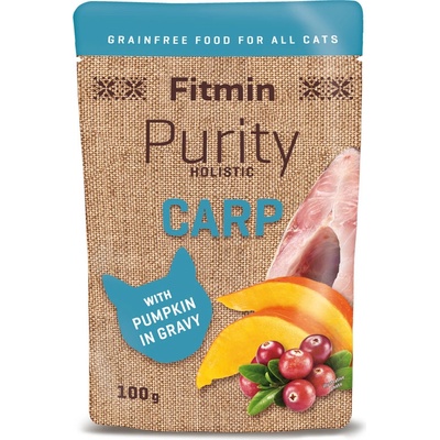 Dibaq Fitmin Purity Пауч с шаран и тиква за котки 100 г