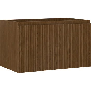 Mexen Rivel шкаф за баня под умивалник 80 см, 1 чекмедже, релефна, орех - 91A20-08047-1-BF86 (91A20-08047-1-BF86)