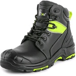 CXS Cxs universe solid s3 / Кожени боти до глезена s3 - черно/зелено 46 (211807980846)