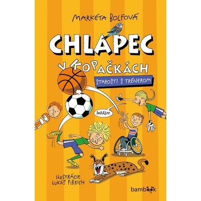 Chlapec v kopačkách