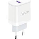 Dudao a20eu мрежово зарядно устройство с usb изход 18 w, pd 3.0 за бързо зареждане, БЯЛО gp-190519 (gp-190519)