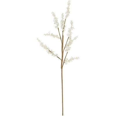 Ozdoba zapichovacia vetvička 77x30x3cm biela