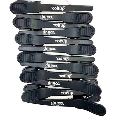 Kiepe Professional Carbon Clips Black 115 mm 12 ks Klipsy na přichycení vlasů